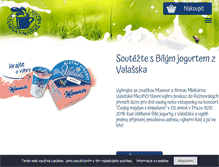 Tablet Screenshot of mlekarna-valmez.cz